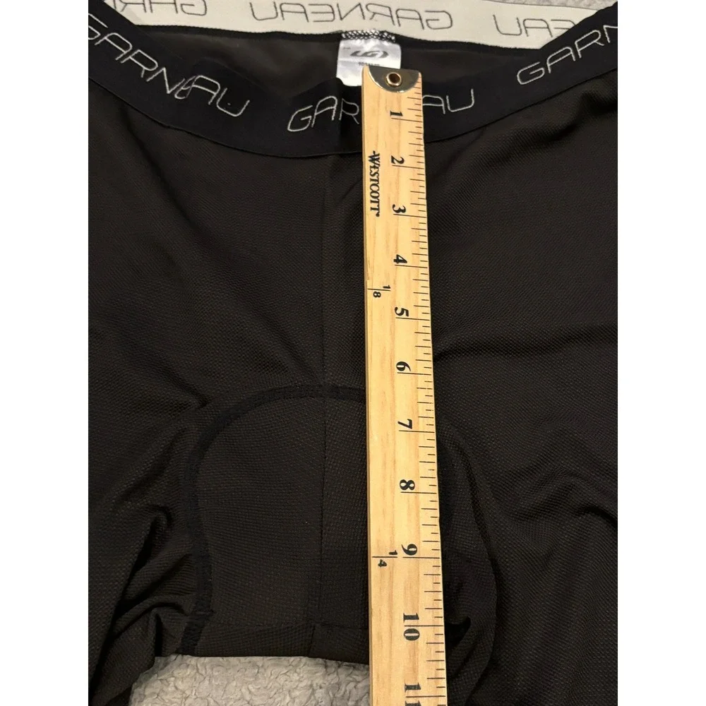 Louis Garneau Mens Cycling Shorts Black Padded Chamois Bike Shorts 9D54179 L